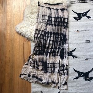Planet Blue - Tie Dye Maxi Skirt